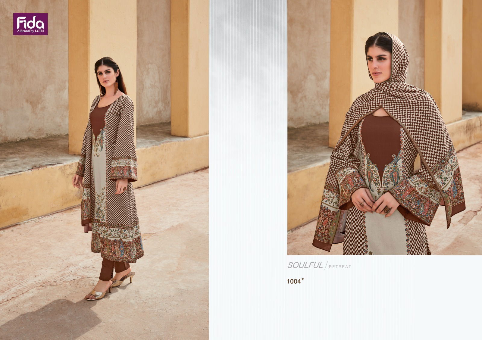 Nalani By Fida Printed Designer Salwar Suits Catalog